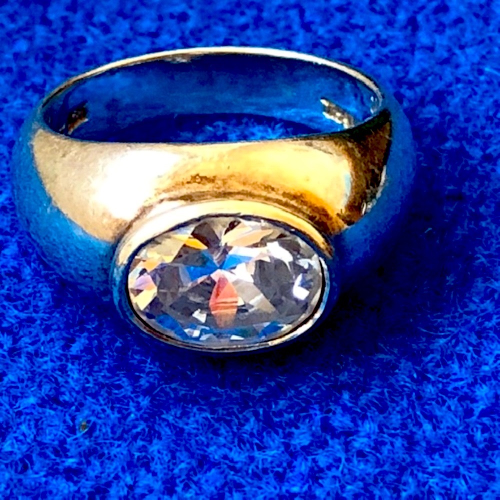 Chapel ZENRAY CZ Crystal? sterling silver ring